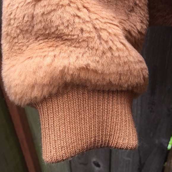 NWT J.Crew Plush fleece bomber jacket - Picture 7 of 7